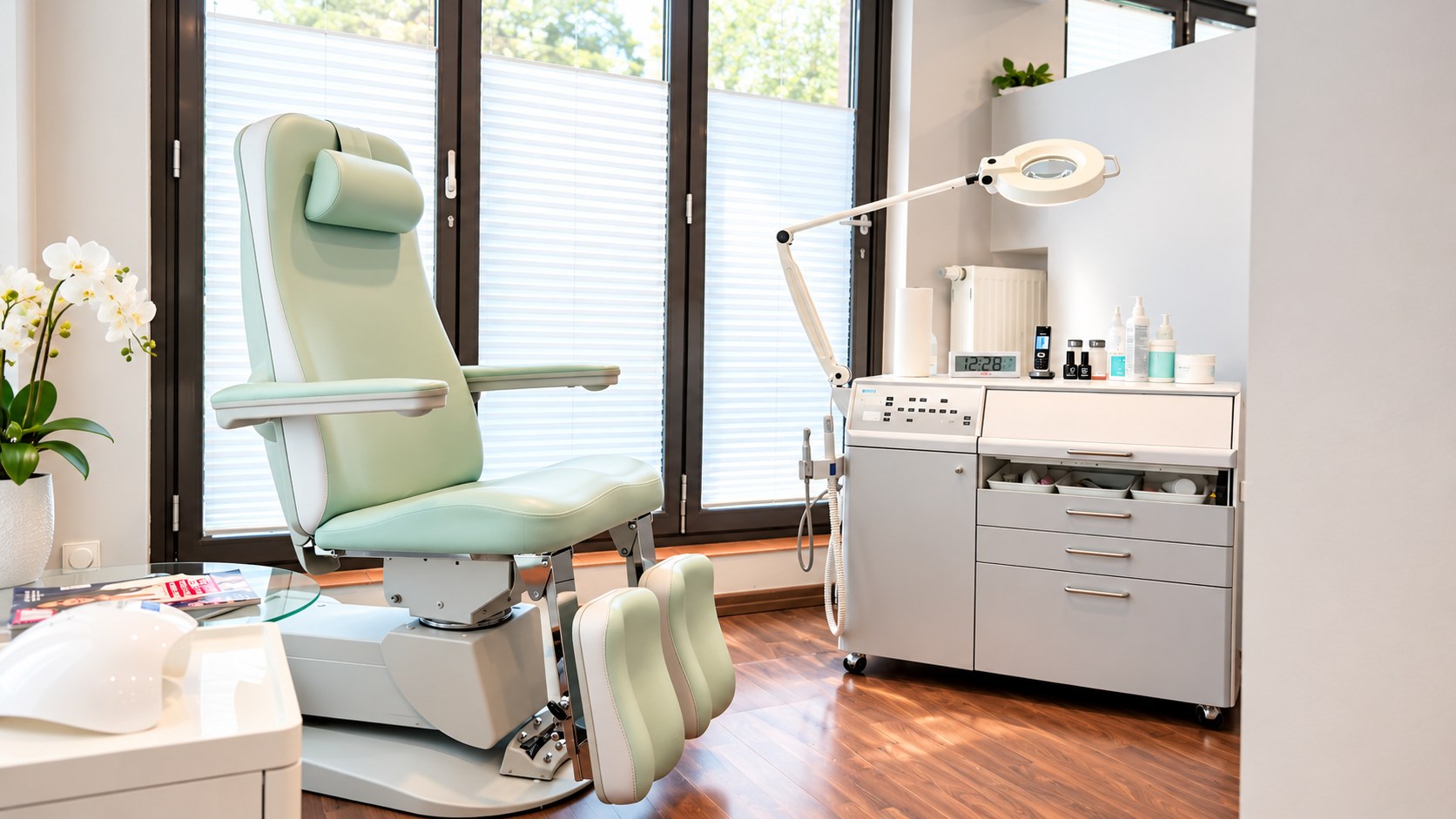 Unser Pedikürebereich im Nagelfee-Studio